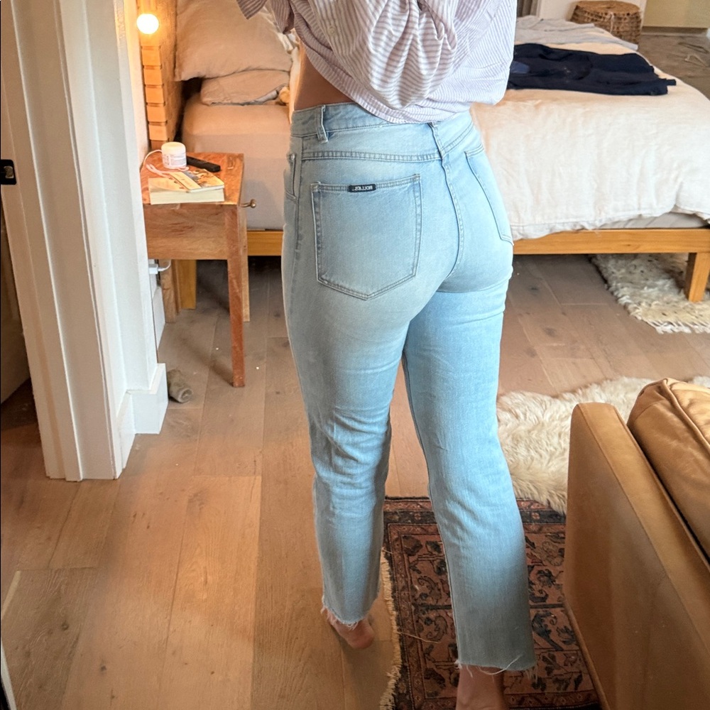 ROLLA'S original high rise straight in g’day mate wash